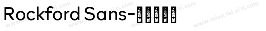 Rockford Sans字体转换